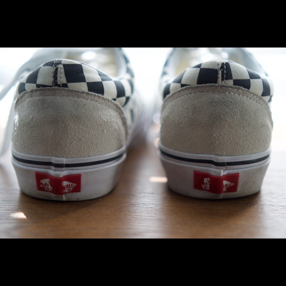 White Checkered Vans - Picture 4 of 8